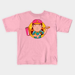 Painter Woman Kids T-Shirt